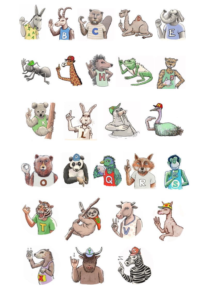 Voir l'alphabet